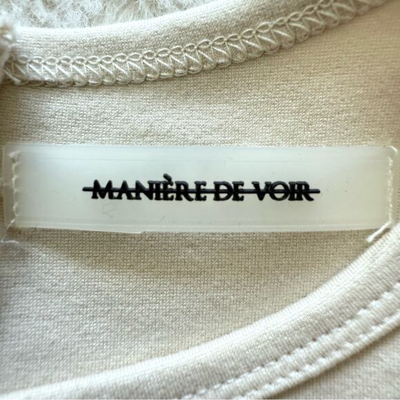 Maniere De Voir women crop top size 6 US - Picture 5 of 8